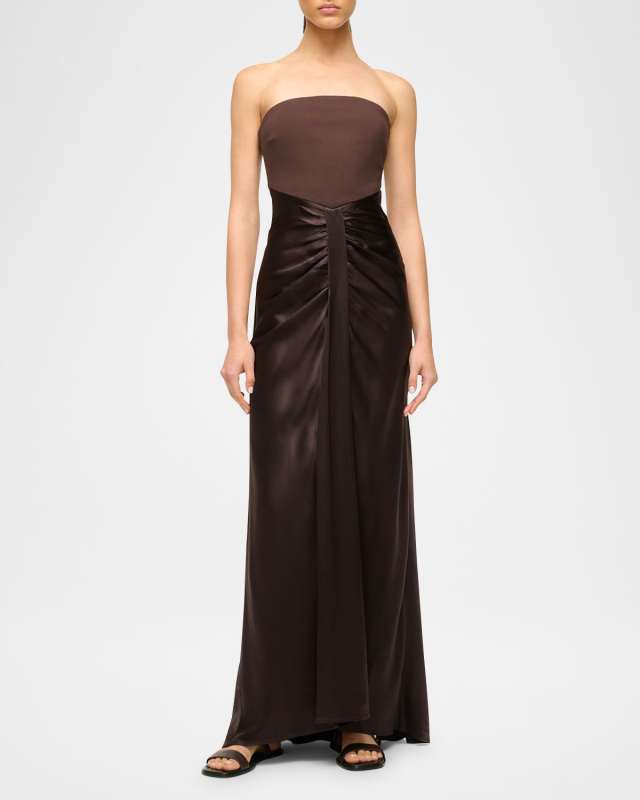 Wayfaring Strapless Evening Gown